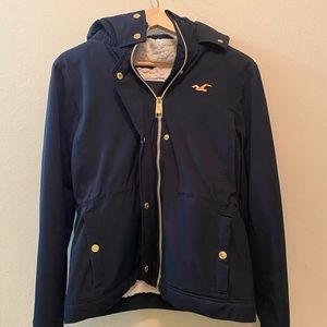 Hollister All Weather Windbreaker (Dark Blue)